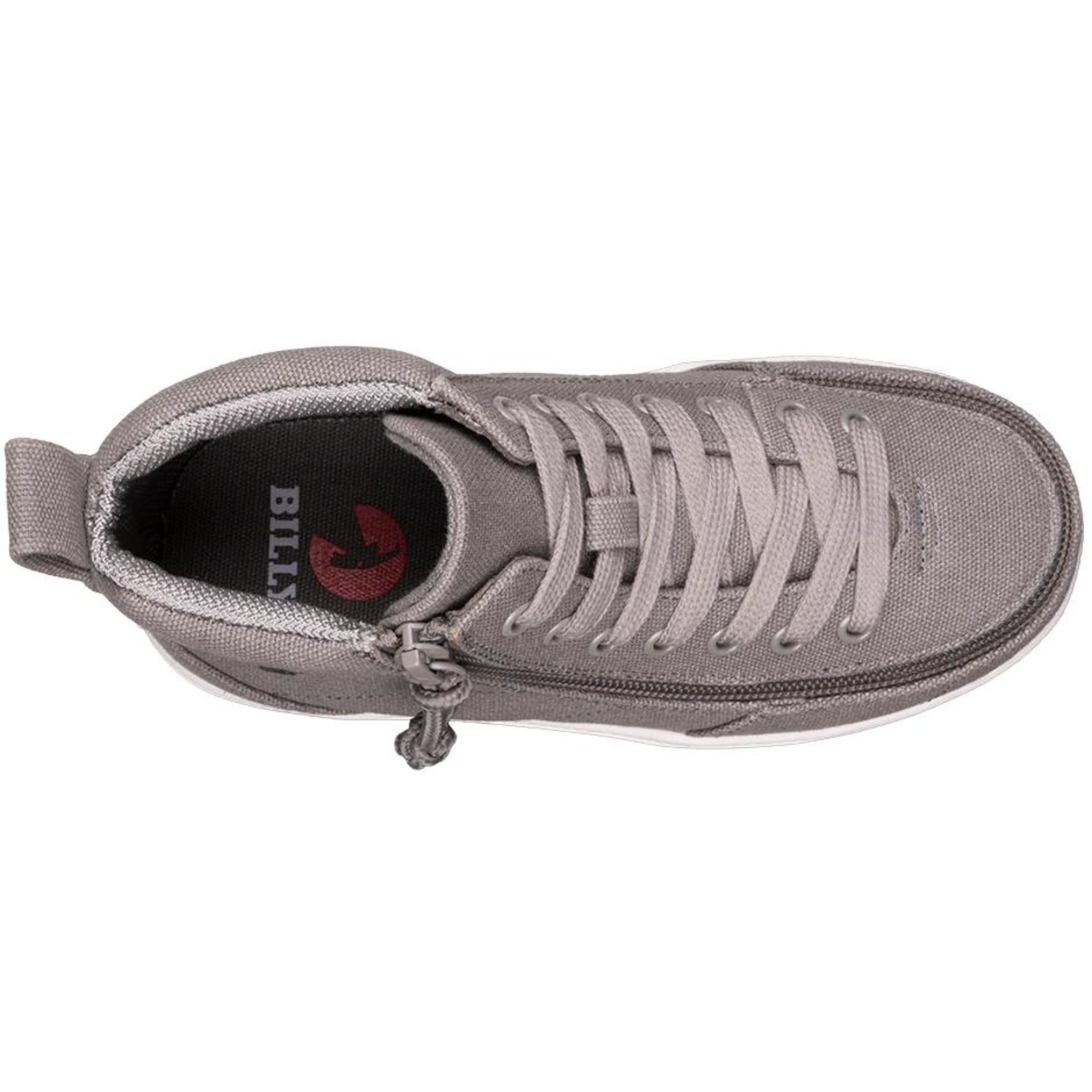 Billy Footwear (Kids) DR II Fit - High Top DR II Dark Grey Canvas Shoes