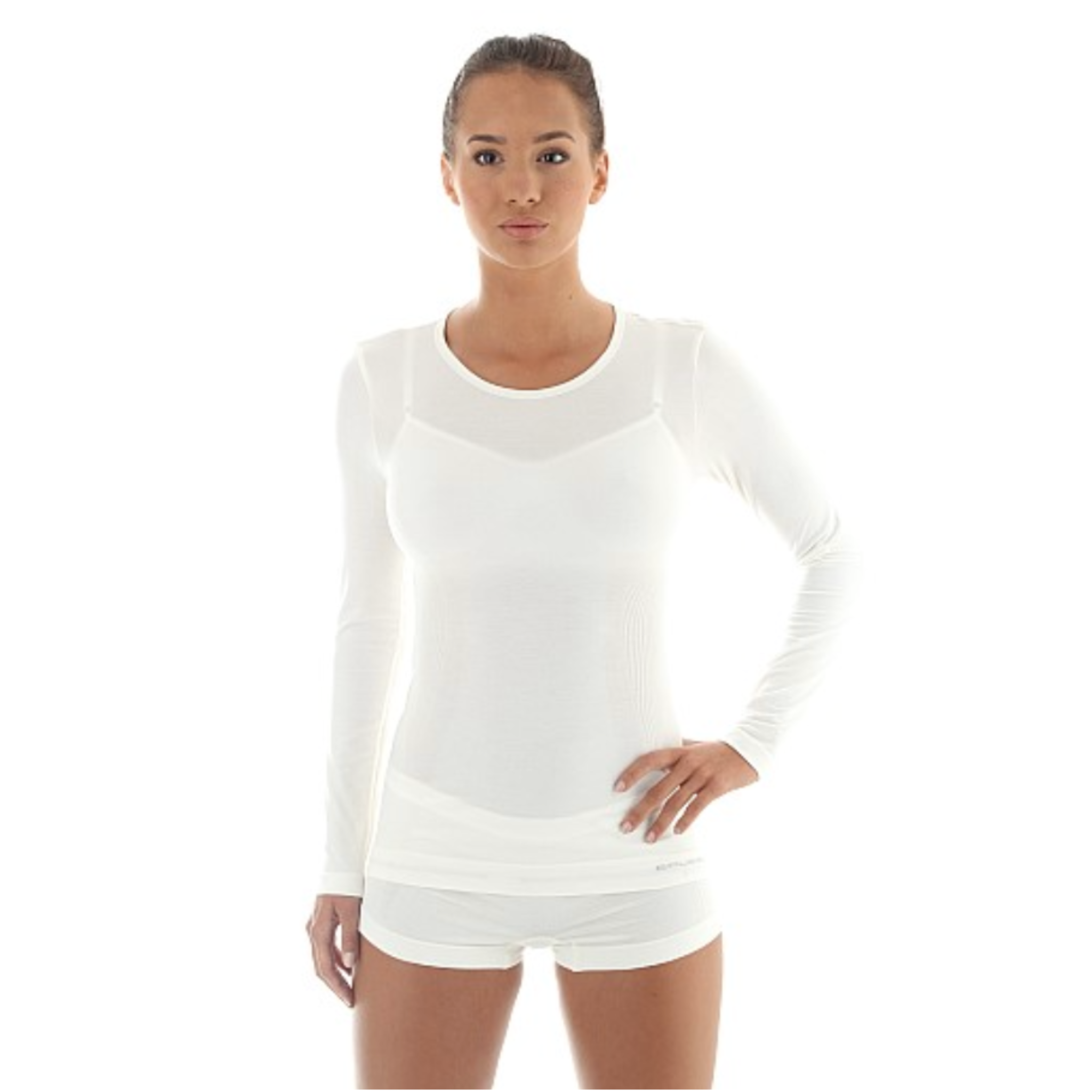 Brubeck - Womens Comfort Merino Wool Seamfree Long Sleeve Thermals