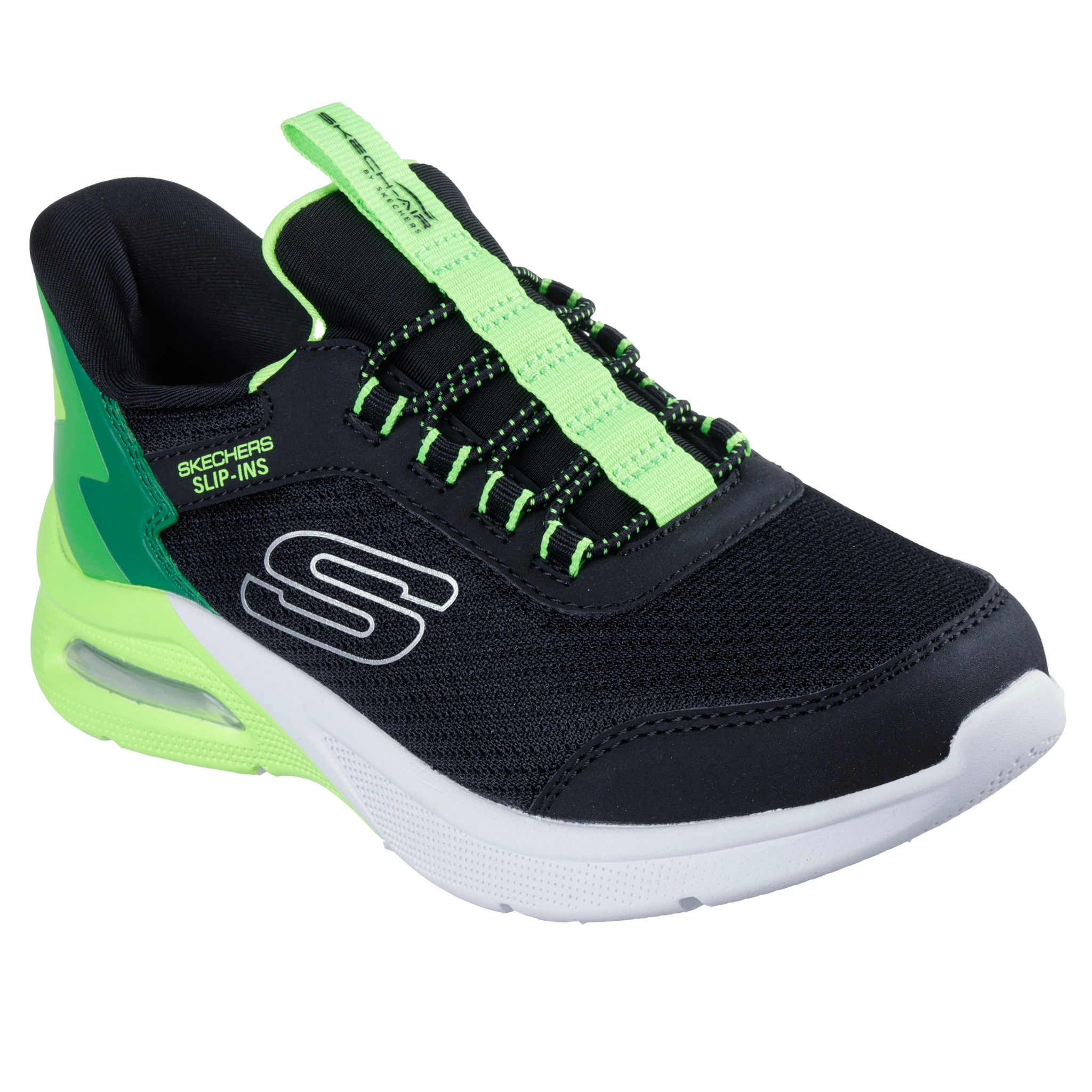 Skechers Slip-ins  - Microspec Max - Black Lime