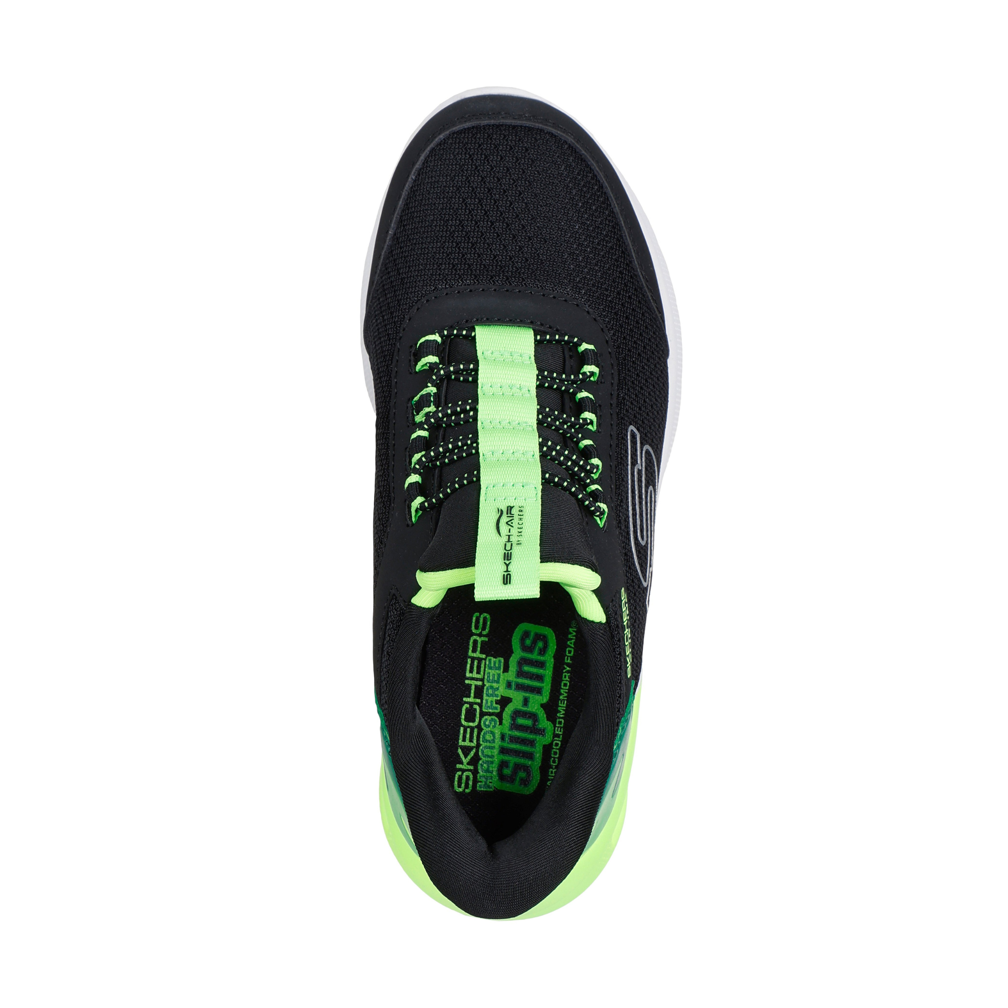 Skechers Slip-ins  - Microspec Max - Black Lime