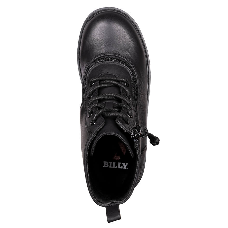 Billy Footwear (Toddlers) - Boot 2 Short Wrap Faux Leather Black