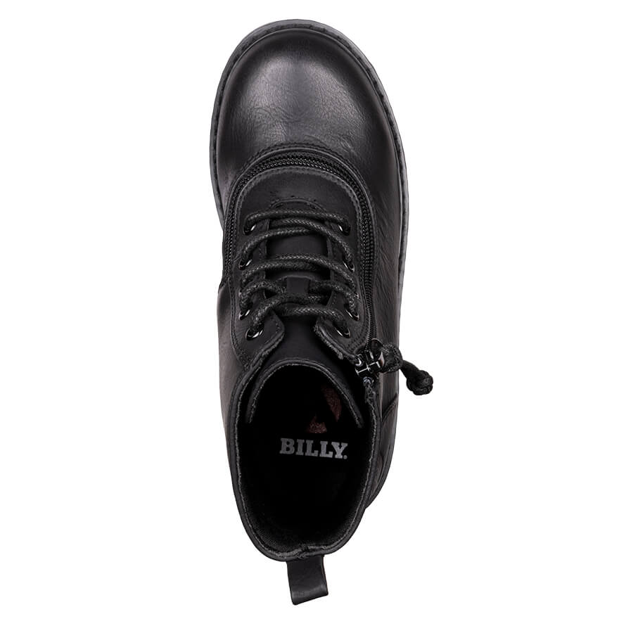 Billy Footwear (Toddlers) - Boot 2 Short Wrap Faux Leather Black