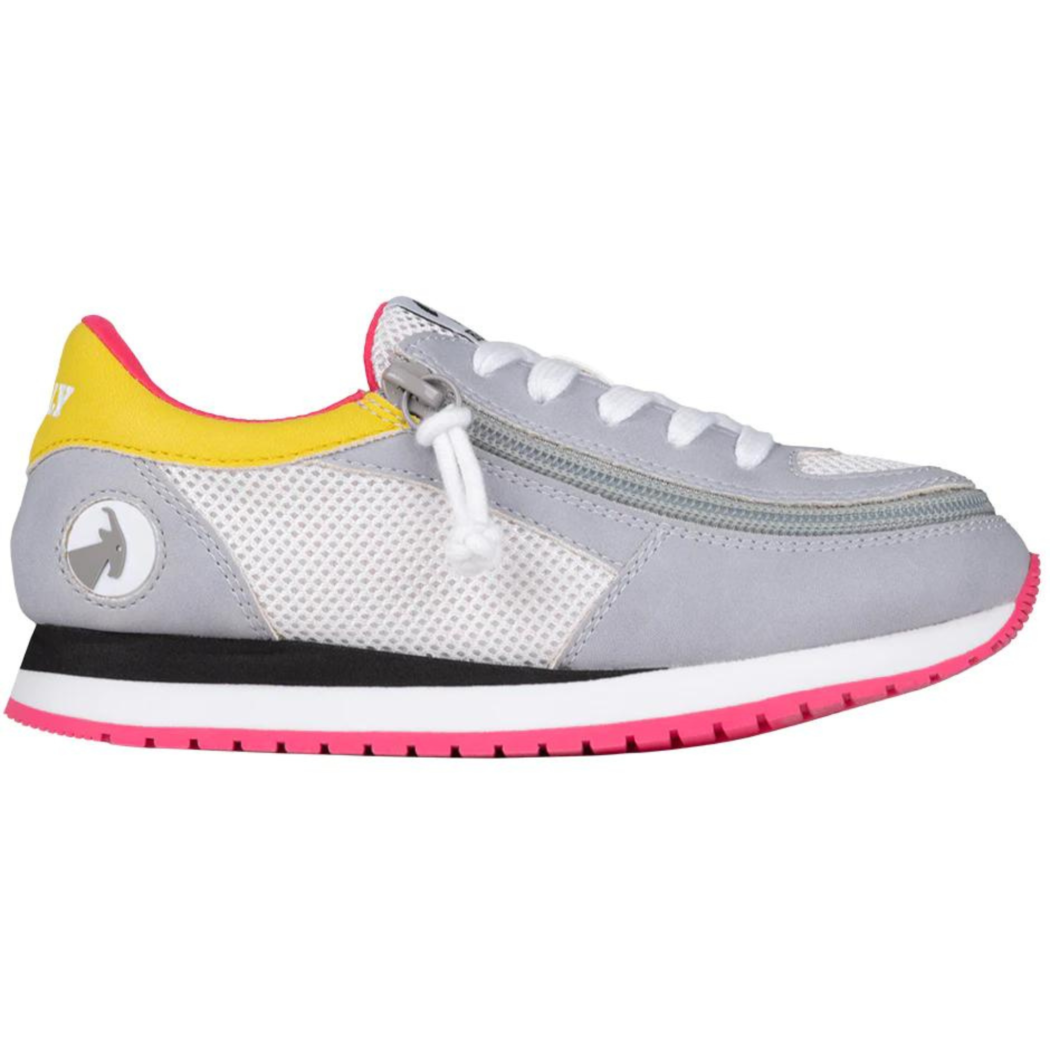 Billy Footwear (Kids) - Trainers Faux Suede Grey / Pink
