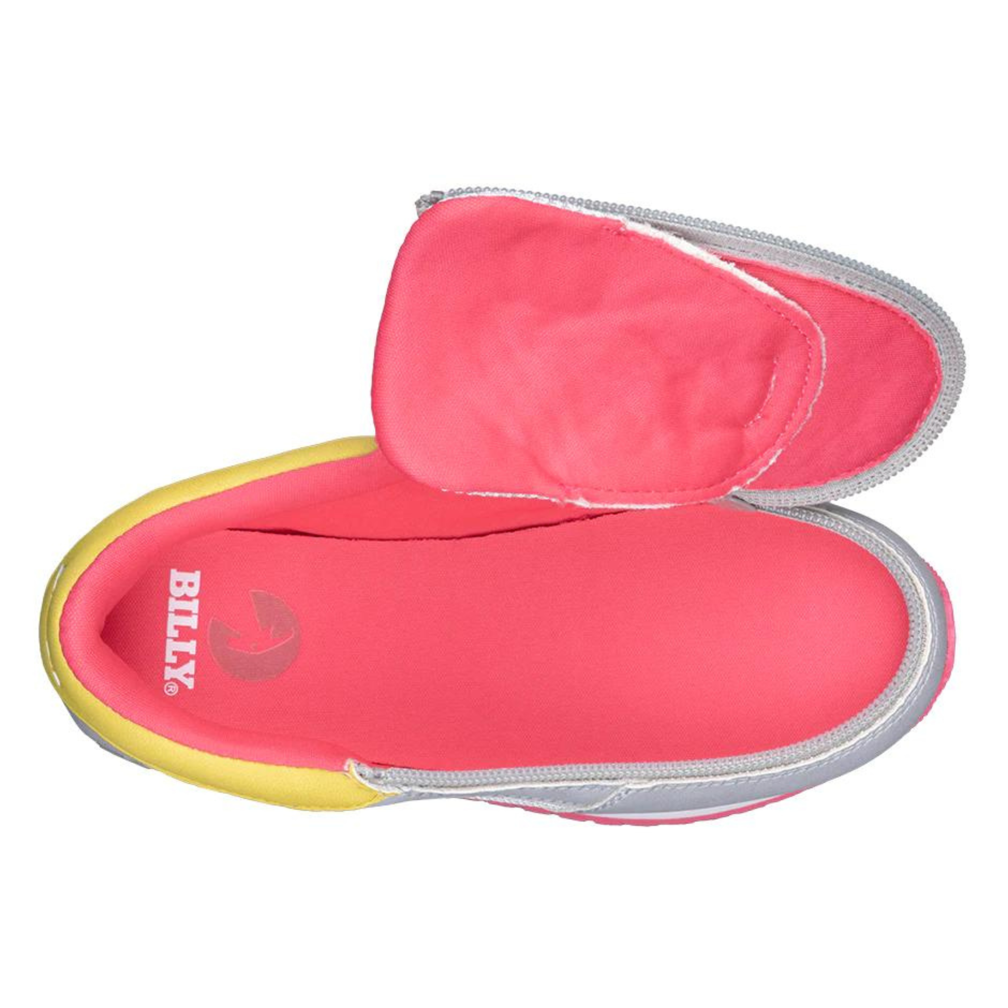 Billy Footwear (Kids) - Trainers Faux Suede Grey / Pink