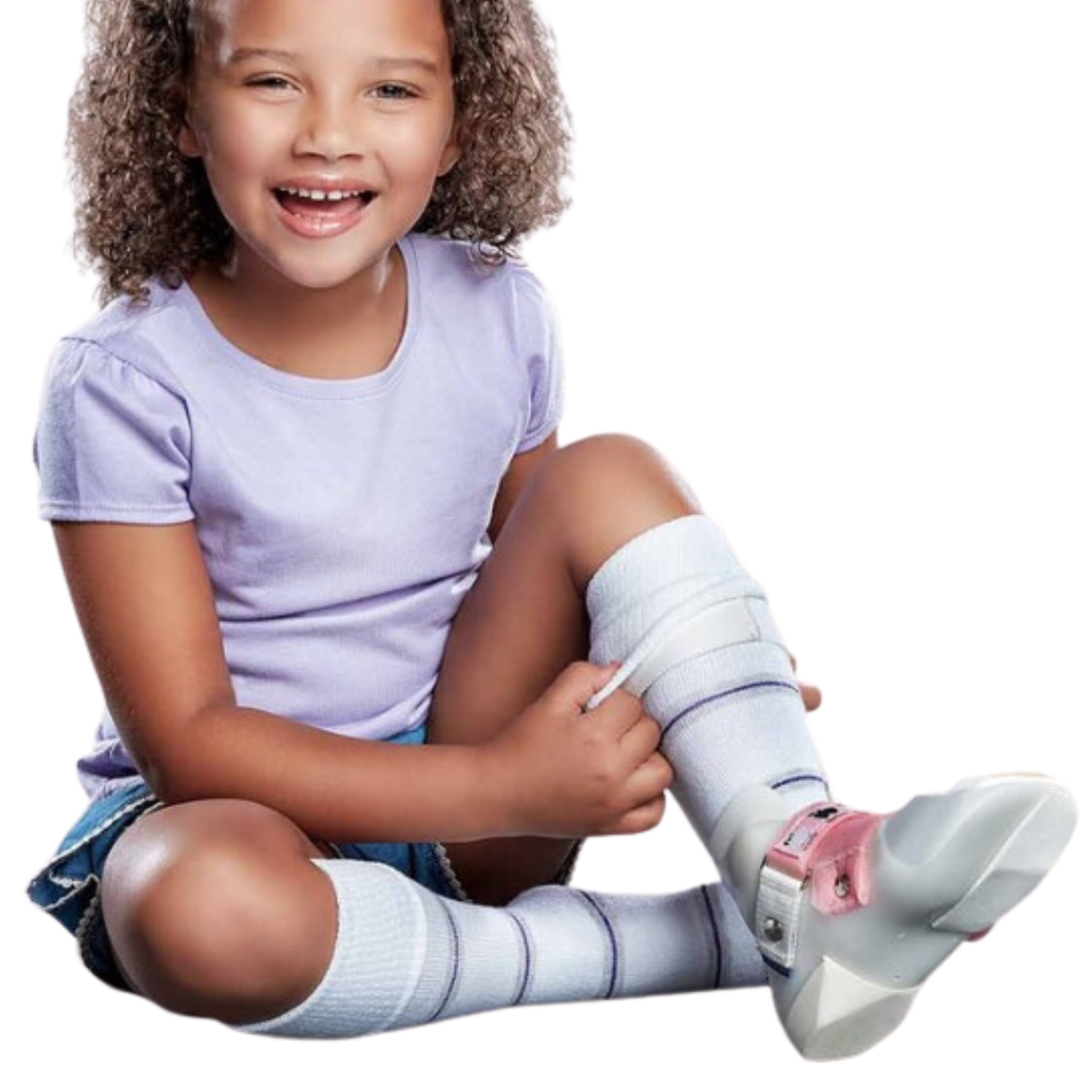 Knitrite - Patterned AFO Socks for Kids - Core Spun - 1 pair pack