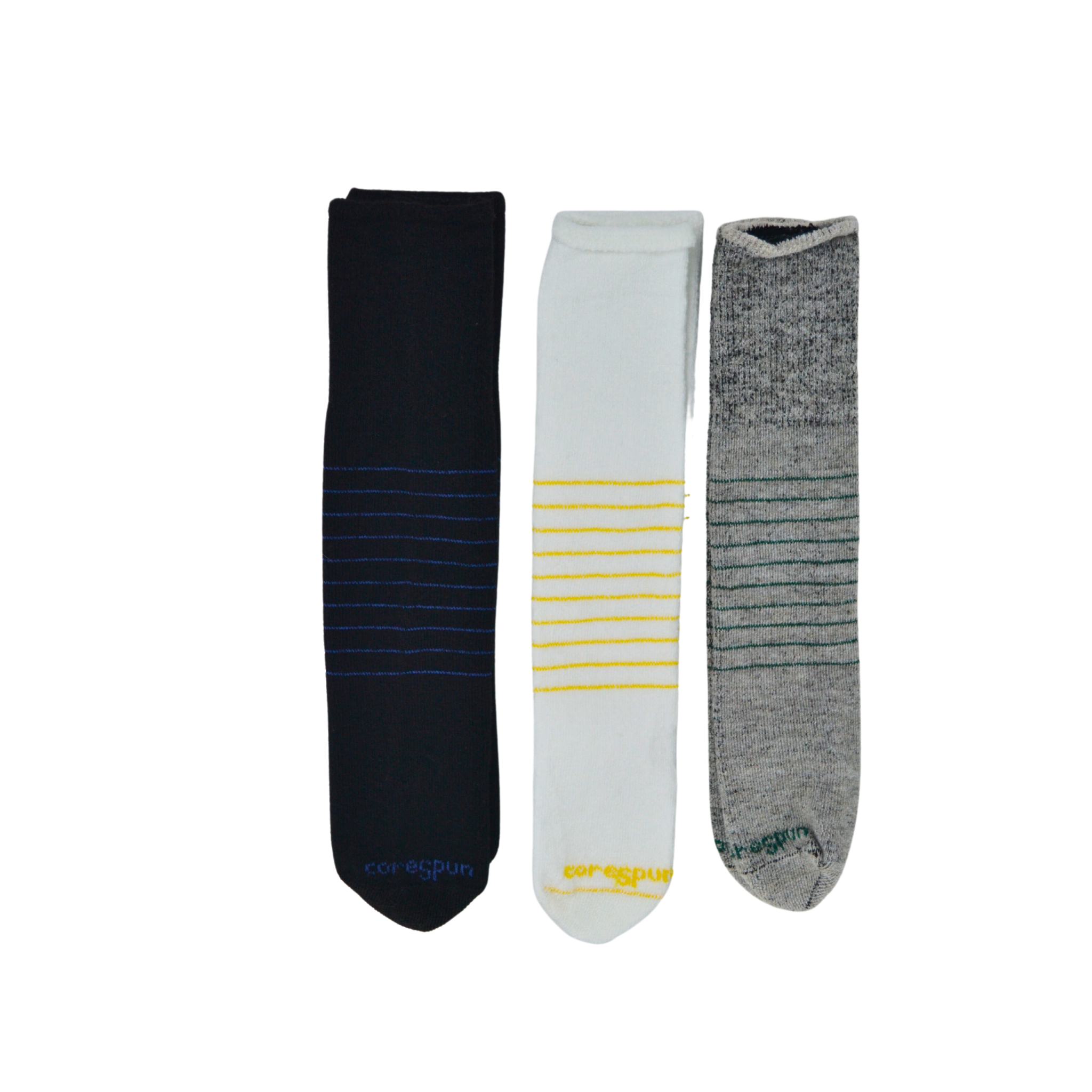 Knitrite - Patterned AFO Socks for Kids - Core Spun - 3 pair pack