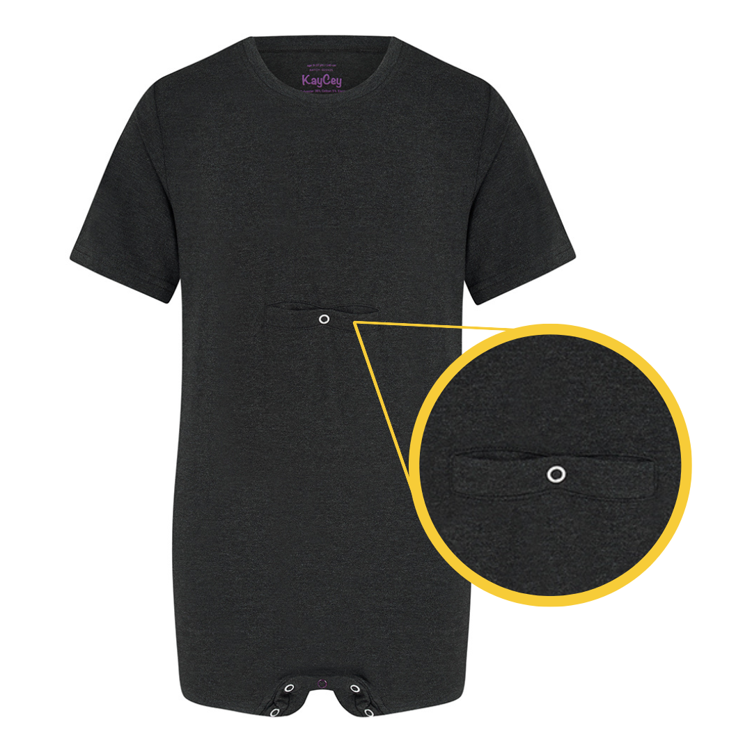 KayCey®P Popper Vest - Short Sleeve with Tube Access - Adults