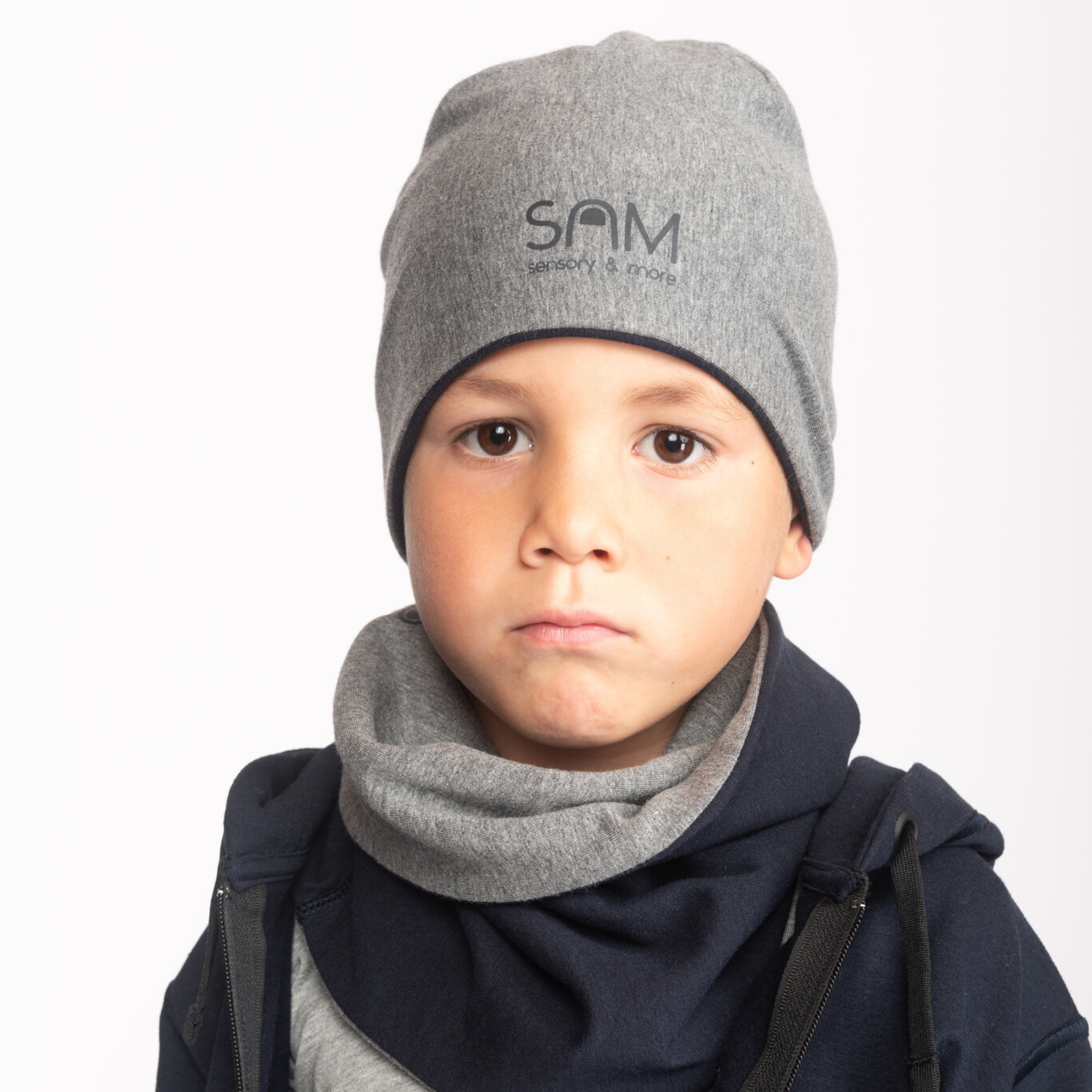 SAM Sensory - Reversible Cotton Beanie