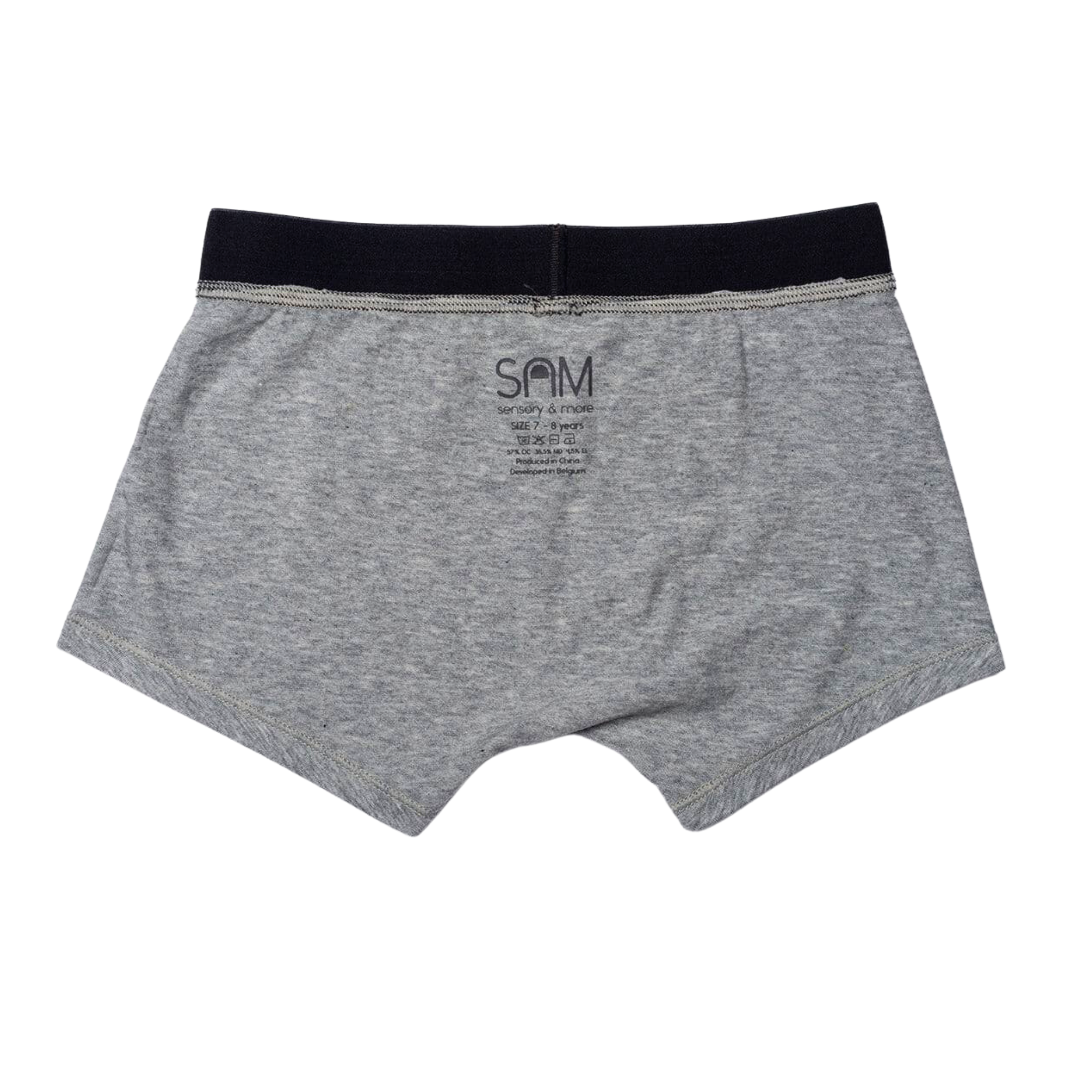 SAM Sensory - Boys Super Soft Organic Cotton Boxers - Single