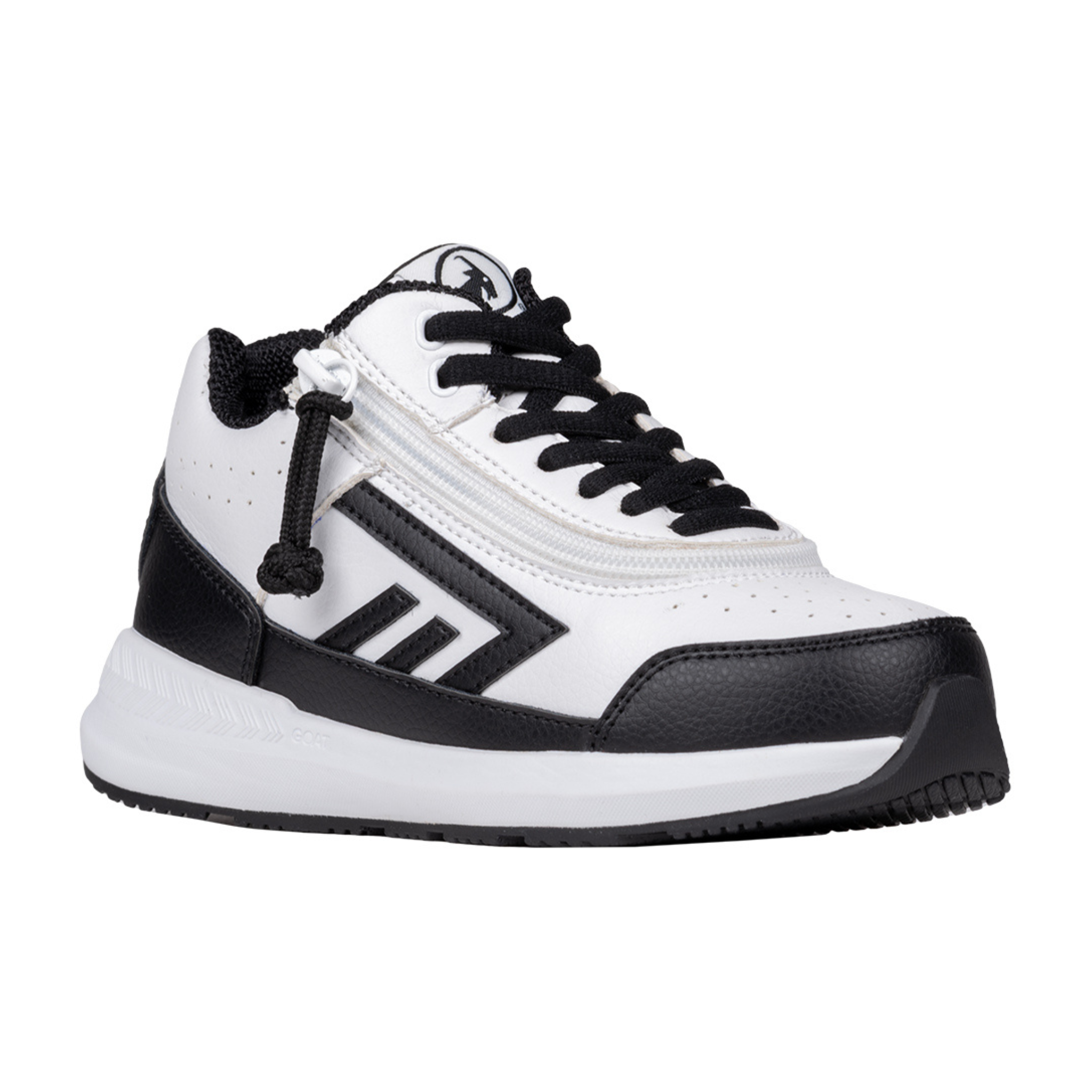 Billy Footwear (Toddler) - Goat Hoop White/Black