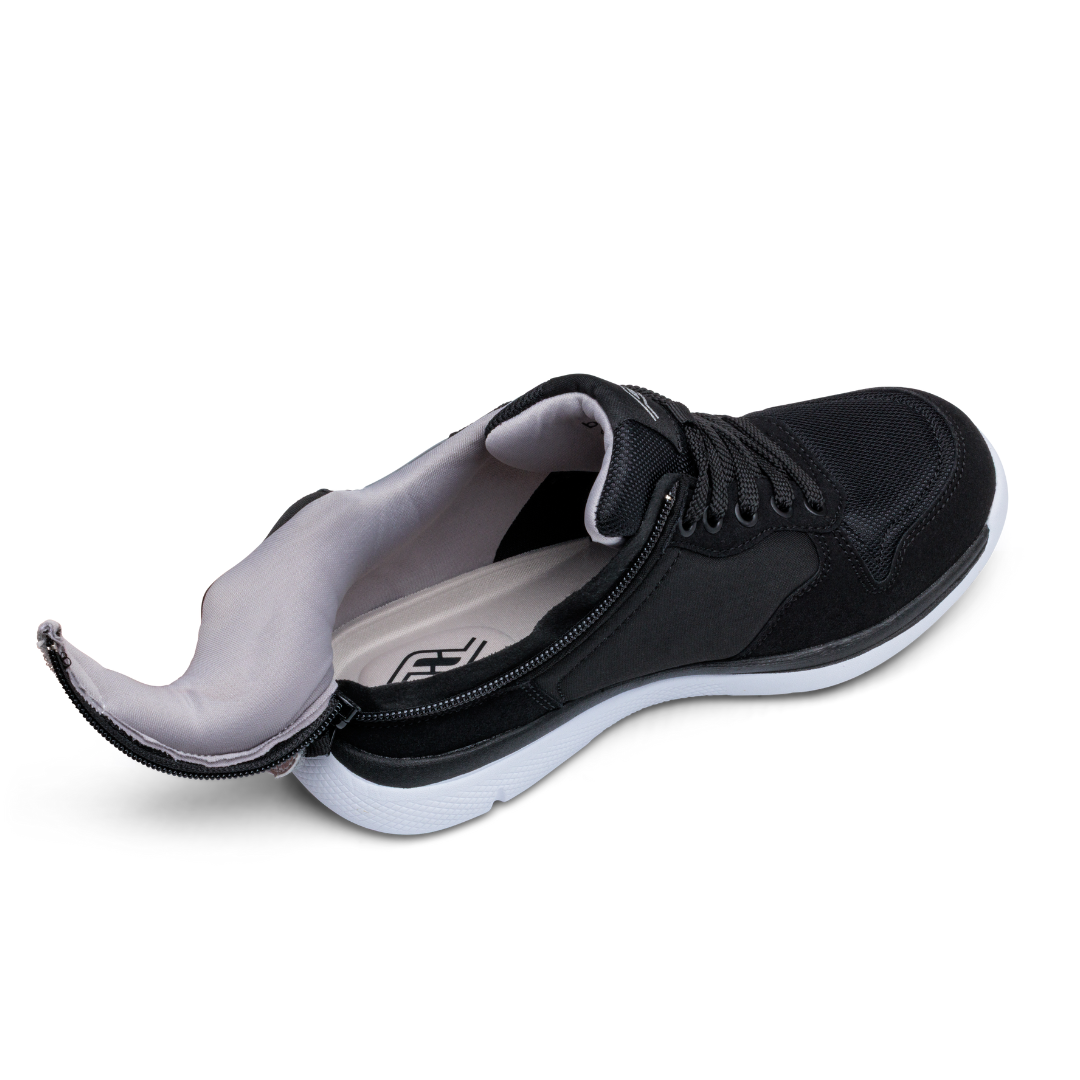 Friendly Shoes Excursion (Women's) - Mid Top Black Silver