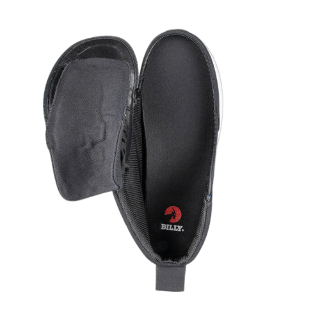 Billy Footwear (Men's) Black / White Billy Goat Canva-Clasic High
