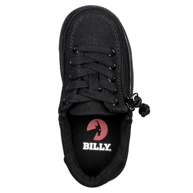 BILLY FOOTWEAR (KIDS) - LOW TOP BLACK TO FLOOR CANVAS  SHOES