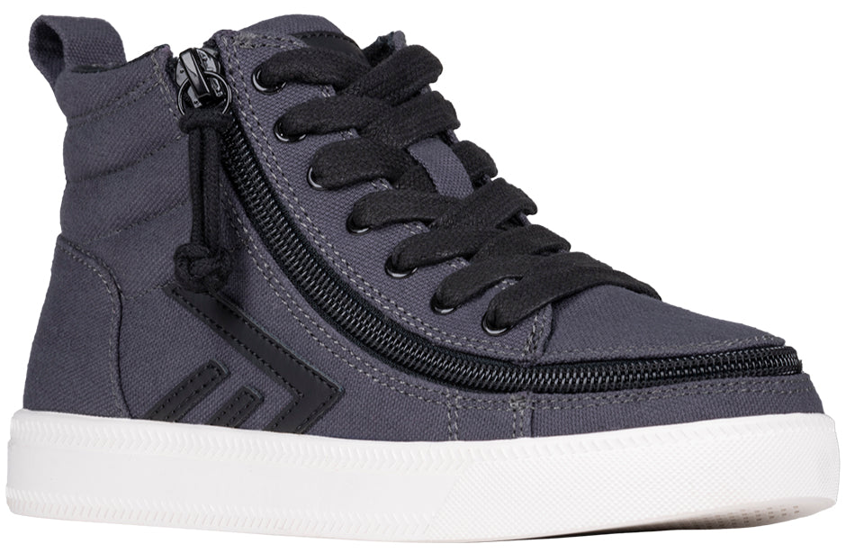 Billy Footwear (Kids) - Charcoal/Black CS Canvas Shoes
