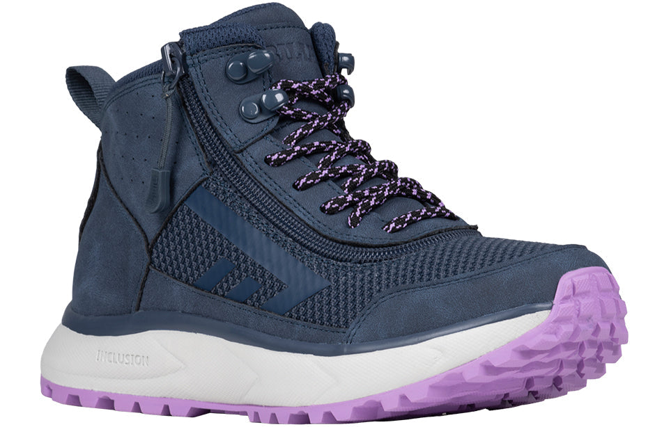 Billy Footwear (Womens) - Inclusion Trail Boot Navy/Purple