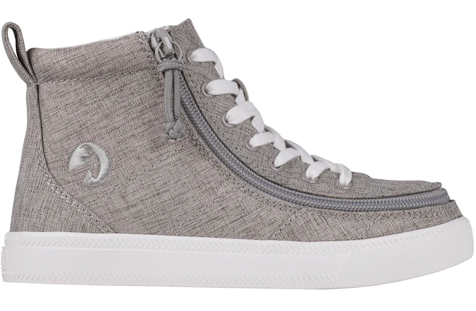 Billy Footwear (Mens) - High Top Canvas Grey Jersey