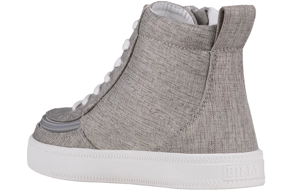 Billy Footwear (Mens) - High Top Canvas Grey Jersey