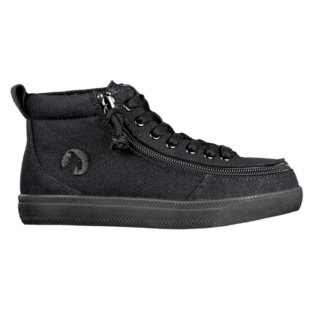 Billy Footwear (Toddlers) DR II Fit - High Top DR Black Canvas Shoes