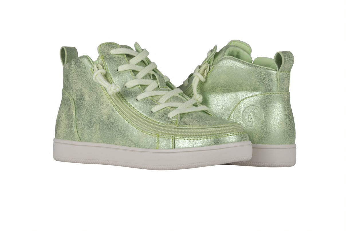 Billy Footwear (Womens) - Mid Top Faux Leather Cucumber Green