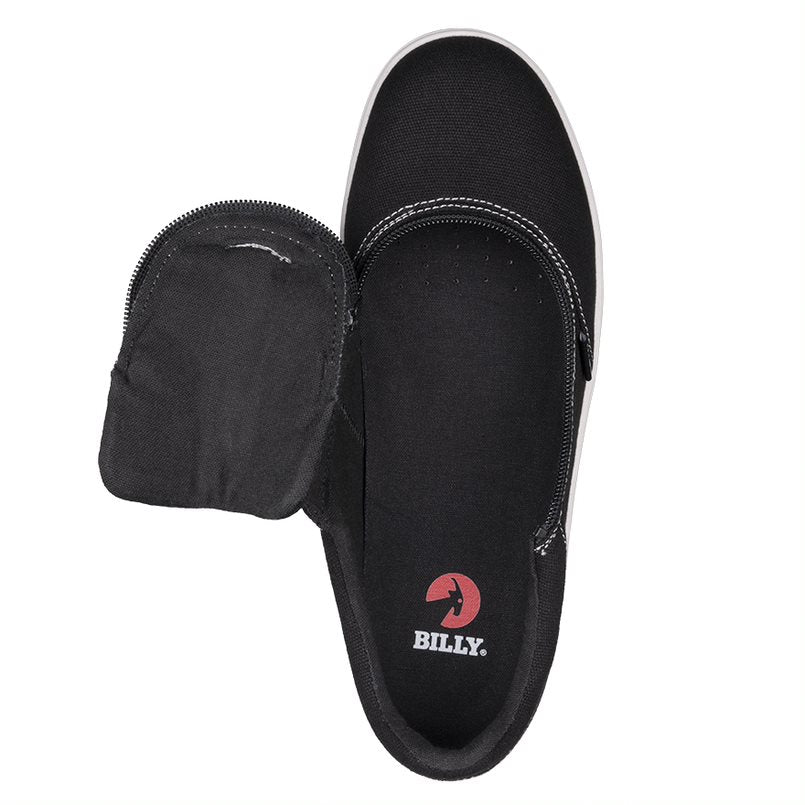 Billy Footwear Wide Fit (Mens) - Sneaker II - Short Wrap Canvas Black