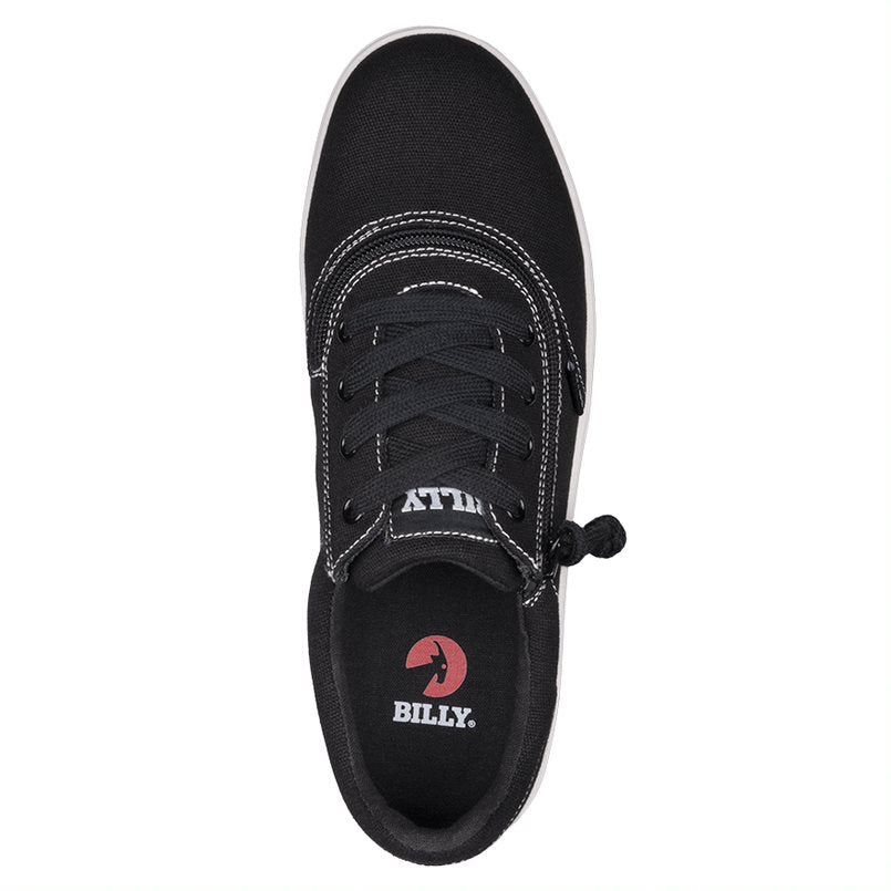 Billy Footwear Wide Fit (Mens) - Sneaker II - Short Wrap Canvas Black