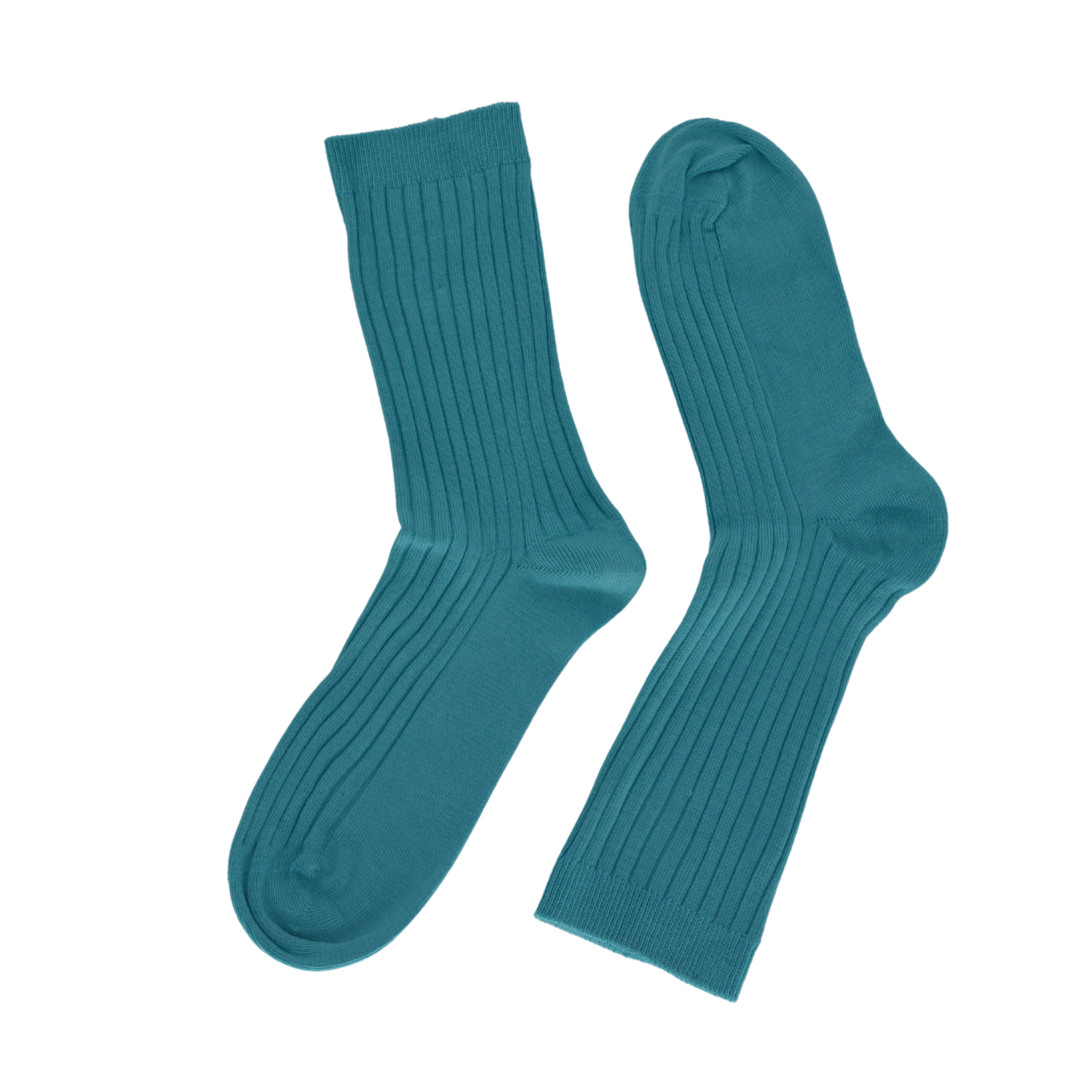 City of Clouds - Bamboo Cotton Blend Ribbed Socks