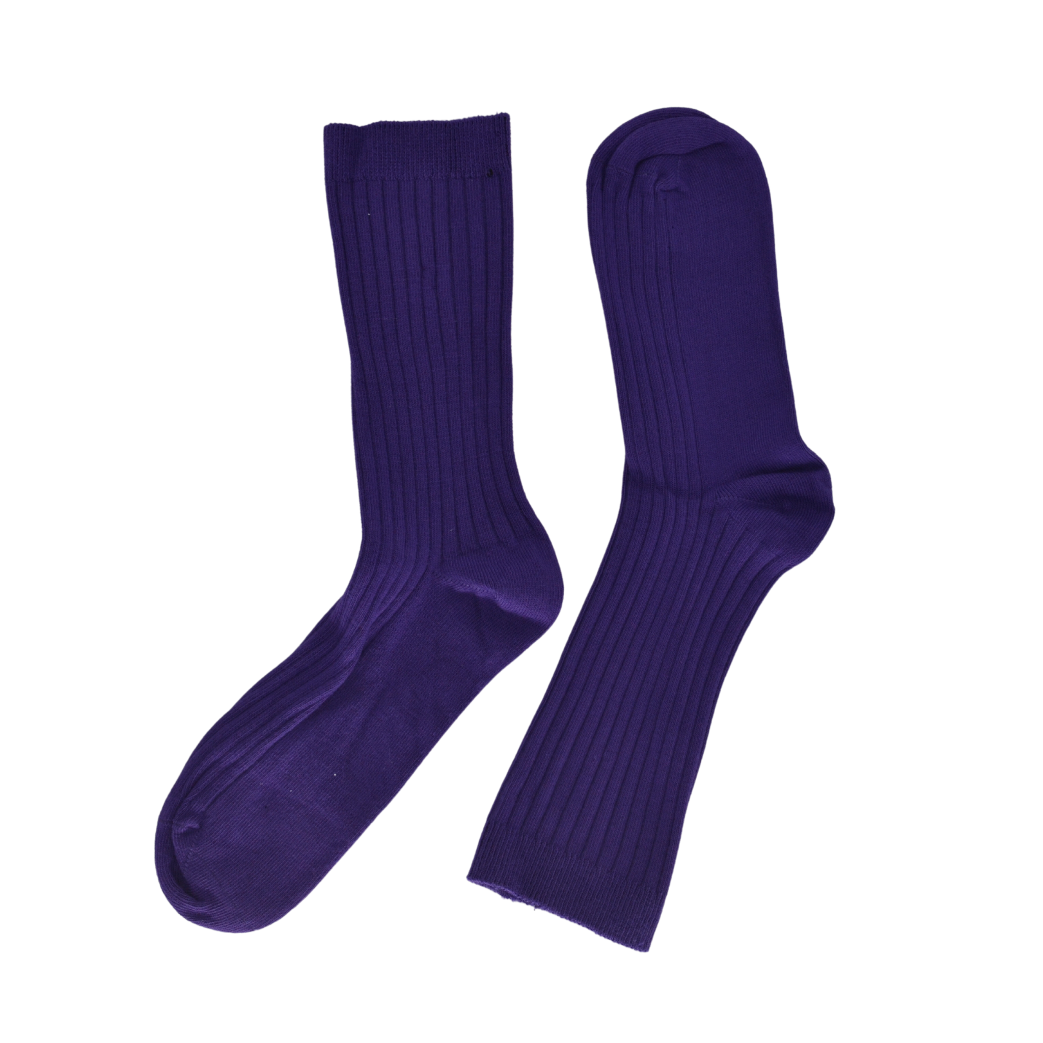 City of Clouds - Bamboo Cotton Blend Ribbed Socks