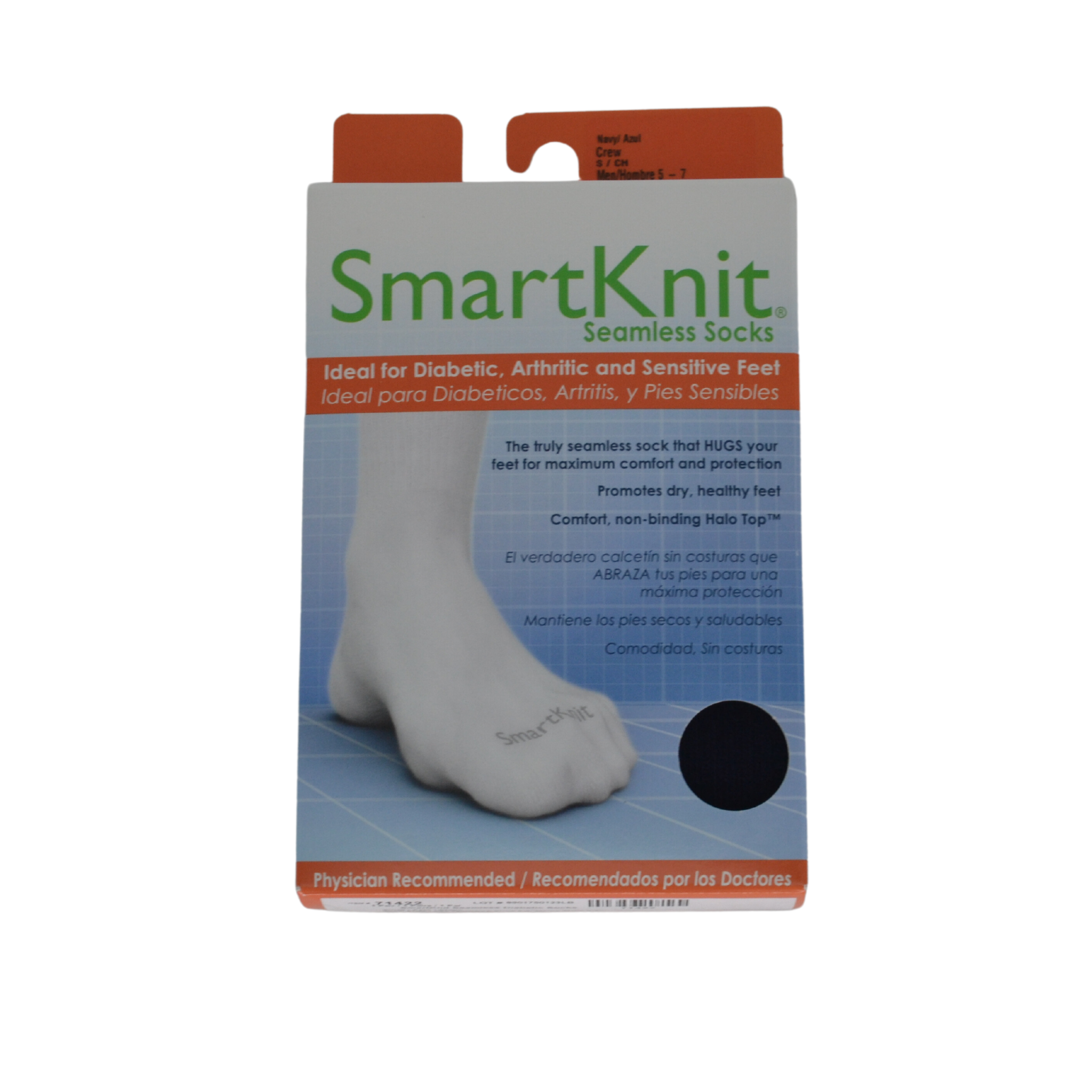 SmartKnit - Adult Seamless Sensitivity Socks - Crew