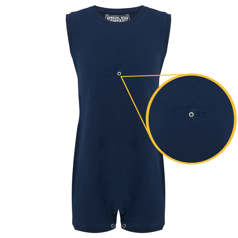 KayCey®P Adults Bodysuits - Sleeveless with Tube Access