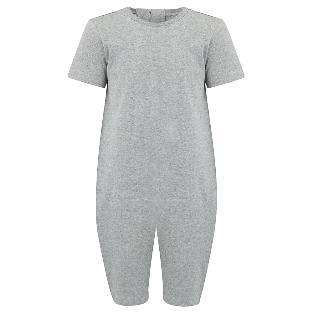KayCey®Z Super Soft Secret Zip Back Jumpsuit - Short Sleeve / Short Leg - Adults