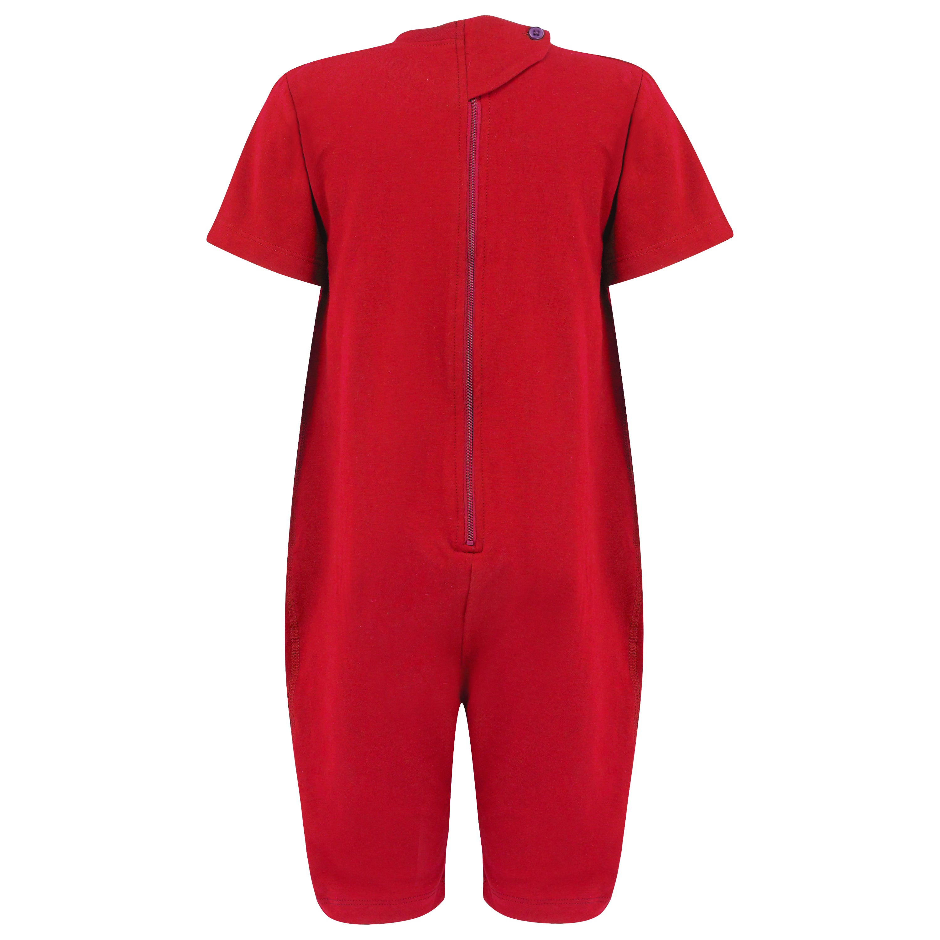 KayCey®Z Secret Zip Back Kids Jumpsuits - Short Sleeve / Short Leg