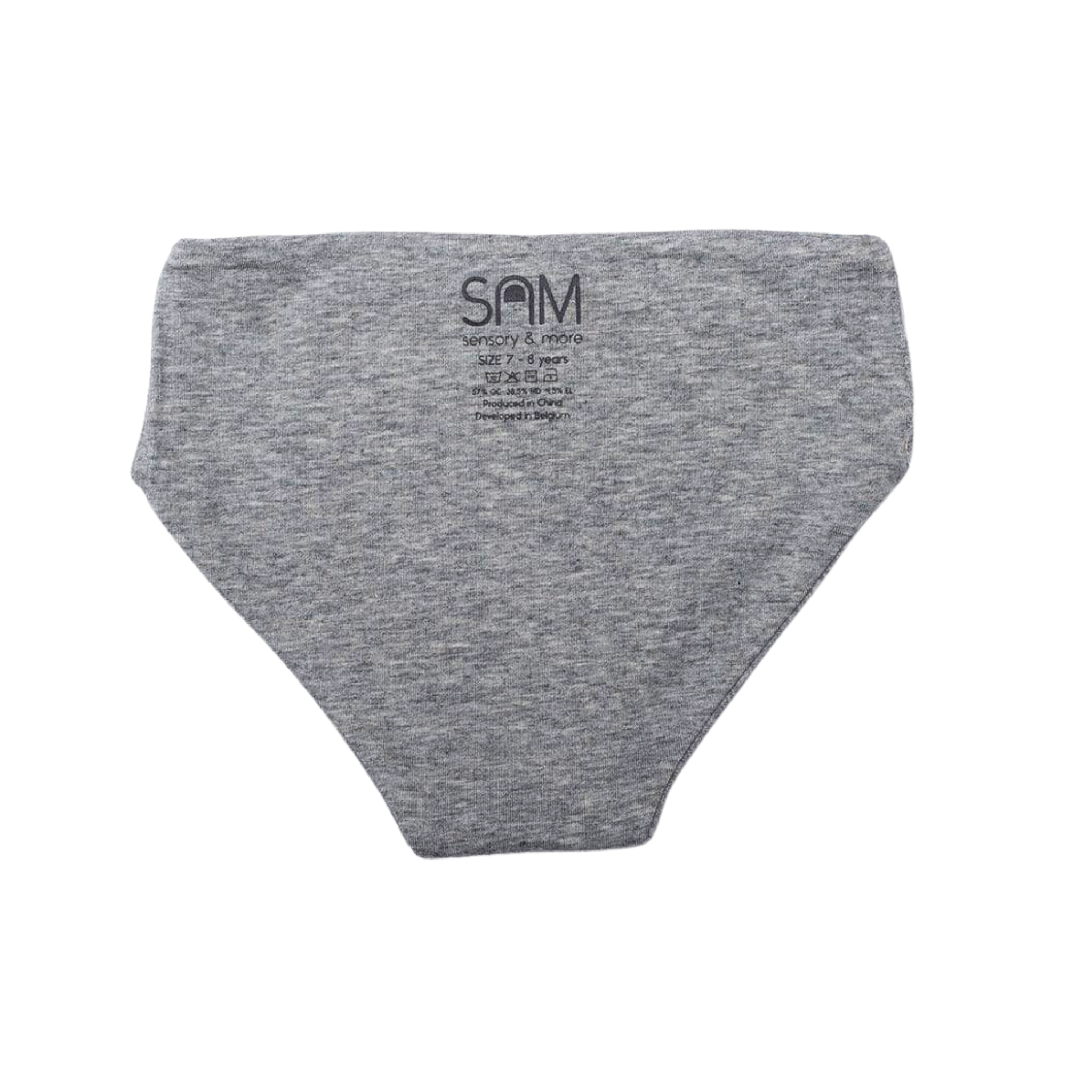 SAM Sensory - Organic Cotton Double Layer Girls Briefs - Single