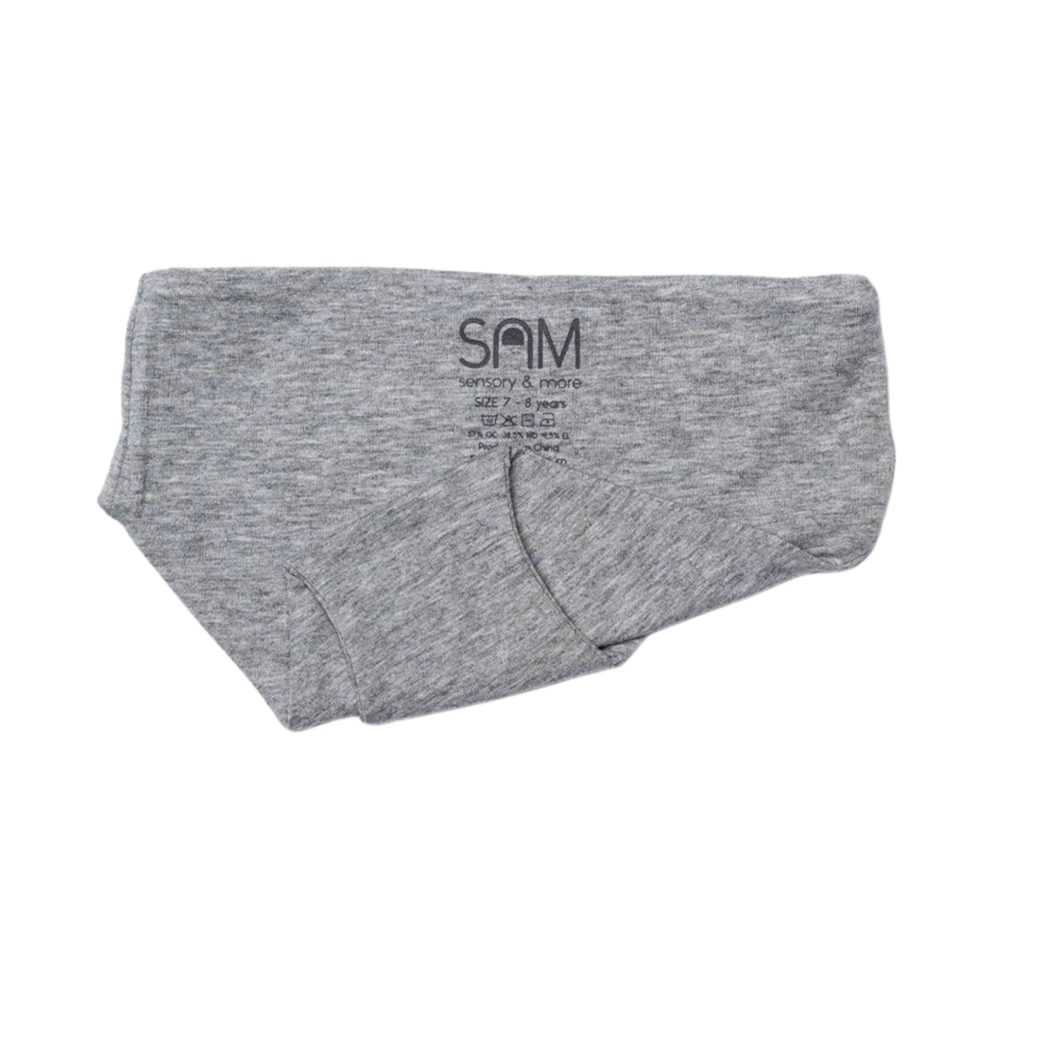 SAM Sensory - Organic Cotton Double Layer Girls Briefs - Single