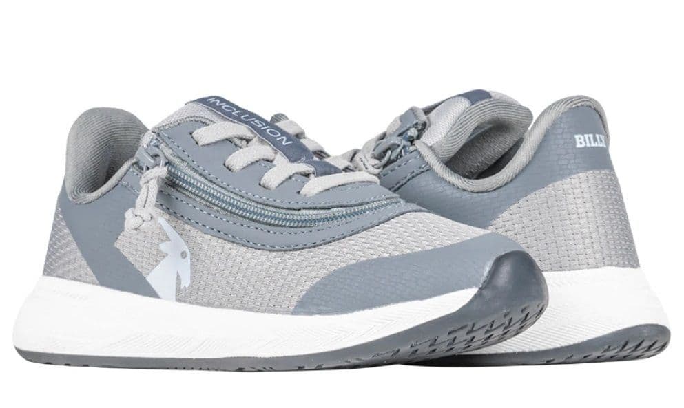 BILLY FOOTWEAR (KIDS) - COOL GREY SPORT INCLUSION ONE TRAINERS