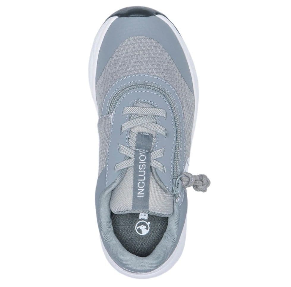 BILLY FOOTWEAR (KIDS) - COOL GREY SPORT INCLUSION ONE TRAINERS