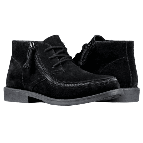 BILLY FOOTWEAR (MENS) - BLACK CHUKKA SHOES