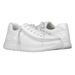 BILLY FOOTWEAR (WOMENS) - LOW TOP WHITE FAUX LEATHER SHOES*