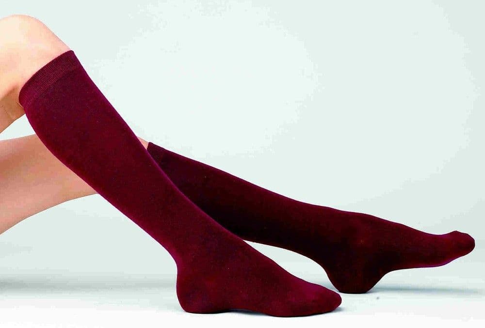 BLACK 'Graduate' Knee High Socks with comfort toe - 2 pair pack