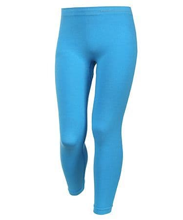 Brubeck Comfort Cotton - Kids Leggings - Unisex Baselayer - AZURE - LE11180 - see bundle offers...
