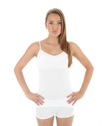 Brubeck Comfort Cotton - Ladies Camisole Vest - Seamfree - White - CM00210 - see bundle offers...