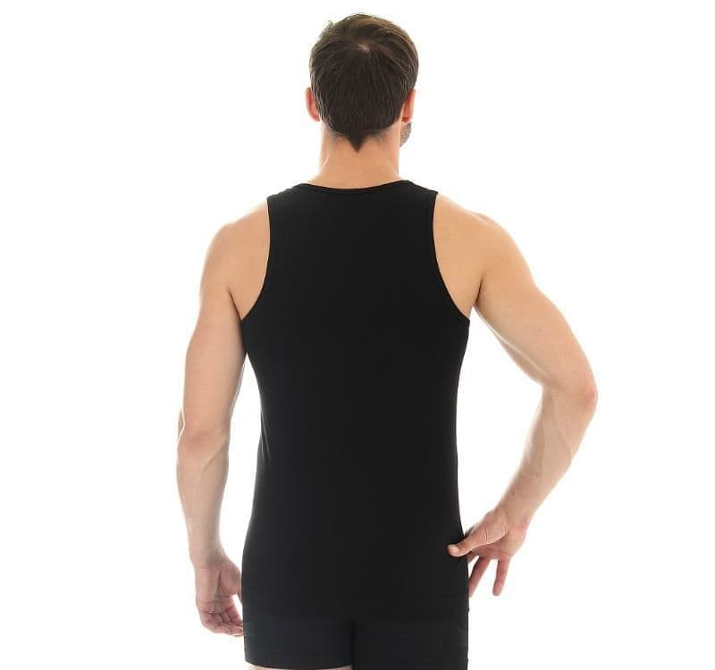 Brubeck Comfort Cotton - Men's Sleeveless Tank Vest - Seamfree Baselayer - TA00540 - see offers...
