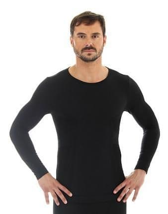 Brubeck - Mens Comfort Merino Wool Blend Long Sleeve Thermal