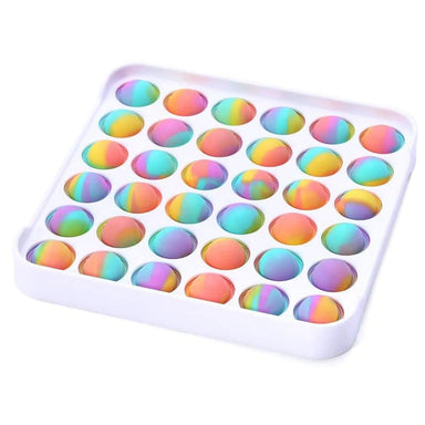 Bubble Board Sensory Fidget Toy Rainbow Mix - Chewigem