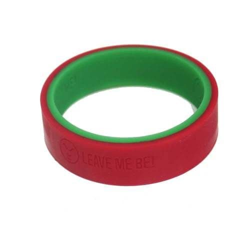 Emotichew' - Communication Flip Bangle (Child) - Red 'Leave me be' or Green 'Talk to me'