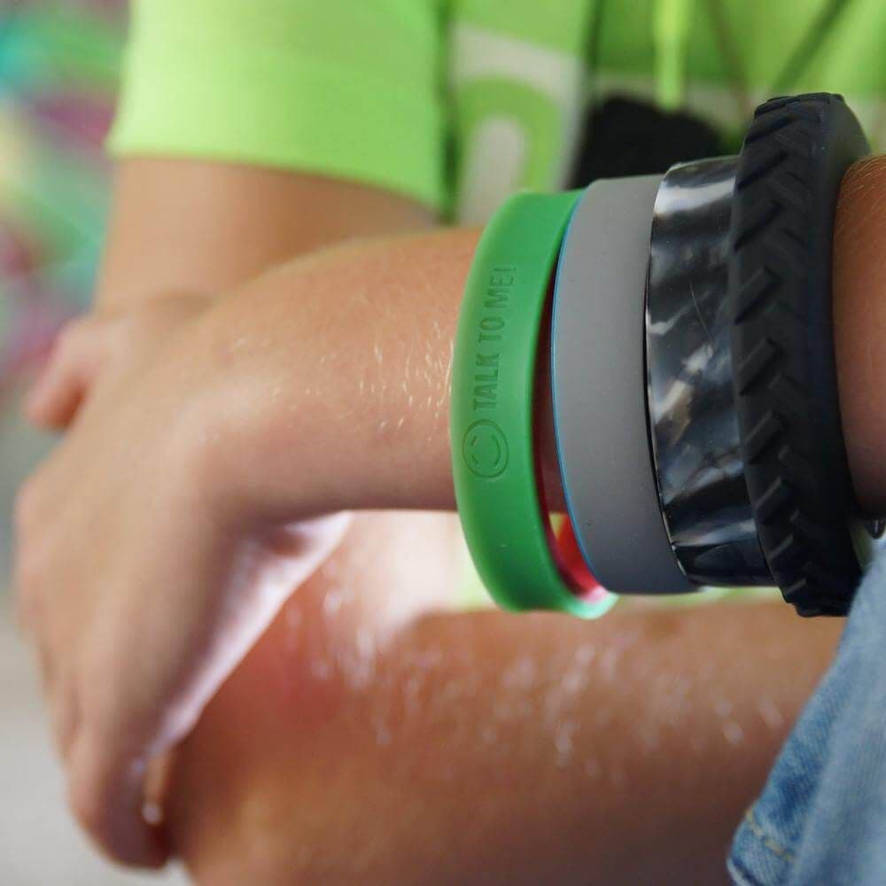 Flip Bangle (Child) - Black and Camo