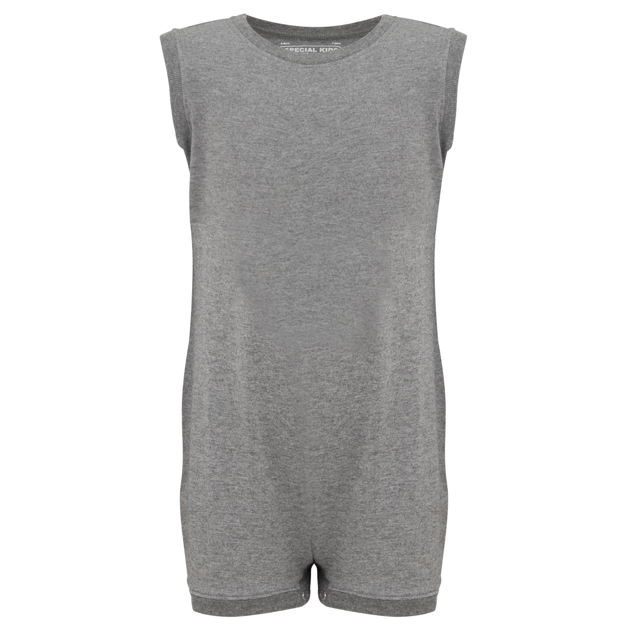 KayCey Super Soft Body Suit - Sleeveless - GREY from