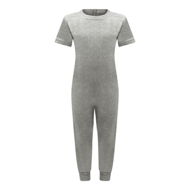 KayCey Super Soft Secret Zip Back Full Length Jumpsuit GREY  from