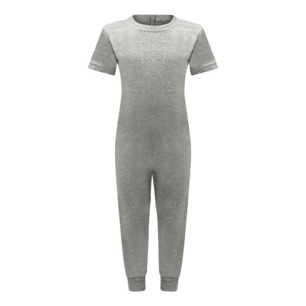 KayCey Super Soft Secret Zip Back Full Length Jumpsuit GREY from