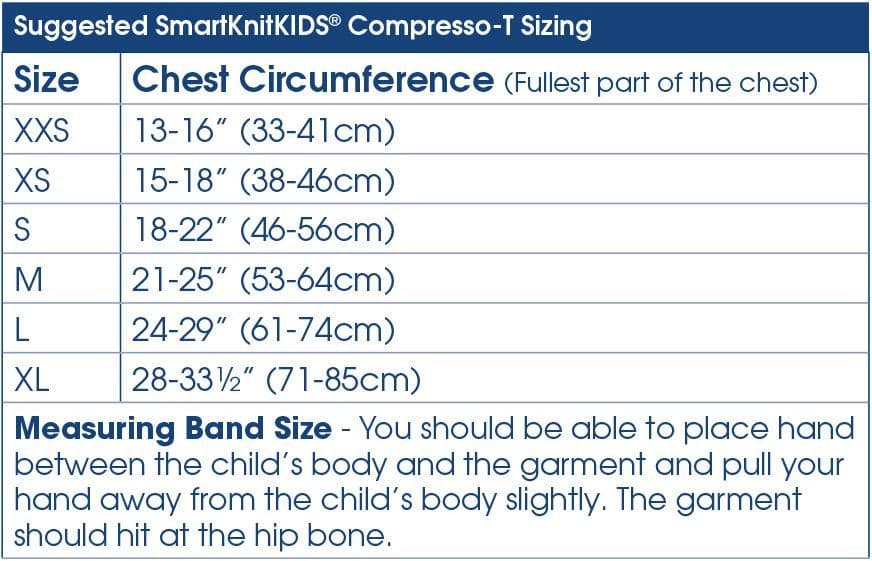 SmartKnitKIDS Seamless Compresso-T Tube (No sleeves or straps)
