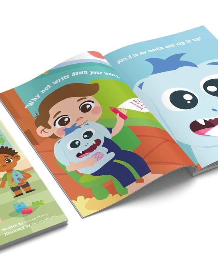 Worry Yummy: First Day at School Book